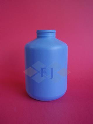 Envase azul plástico 500 g para pegamento forma cilíndrica -FJ Plastic